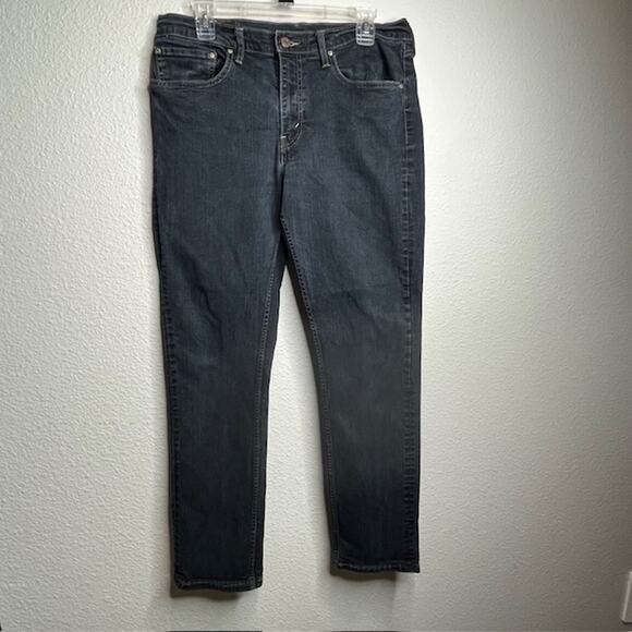 Levi's 511 Dk Wash Jeans Denim Slim Straight Size 34/32 - Picture 1 of 12